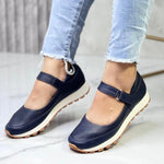 ZAPATILLAS EN CUERO ANTIDESLIZANTES