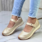 ZAPATILLAS EN CUERO ANTIDESLIZANTES
